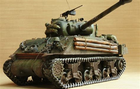 Heng Long Remote Control Scale Model Tank 3898 Us M4a3 Sherman Fury Rc Tank