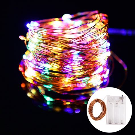 Led Fairy String Lights Pack Of 2m Led Battery Operated String Lights