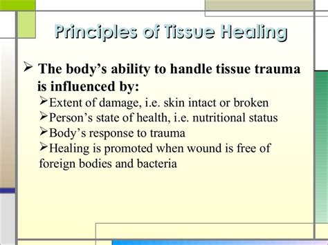 Wound Healing And Care Presentation