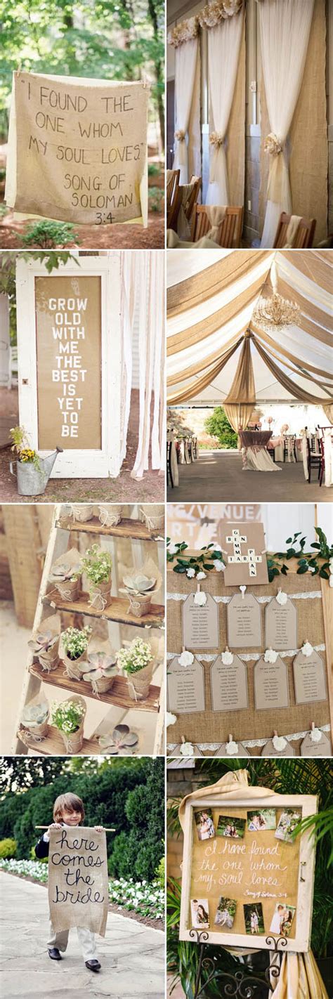 The Most Complete Burlap Rustic Wedding Ideas For Your