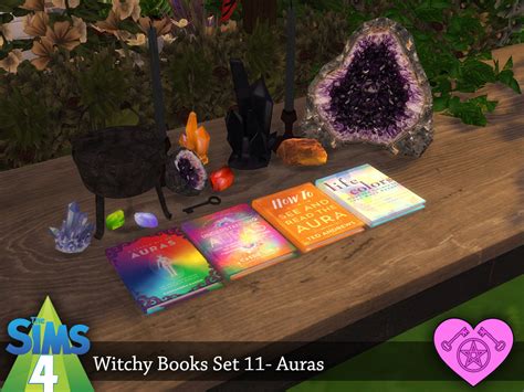 Talias Witchy Sims 4 Cc — Witchy Books Set 11 Auras A Set Of Books