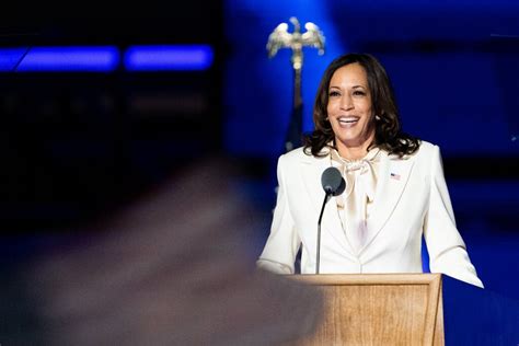 Kamala Harris In Her White Suit The New York Times