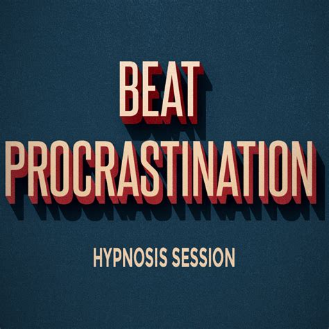 It is a self sabotage behavior that prevents us from fulfilling our wants and desires. Beat Procrastination Hypnosis Session | Free Hypnosis Session