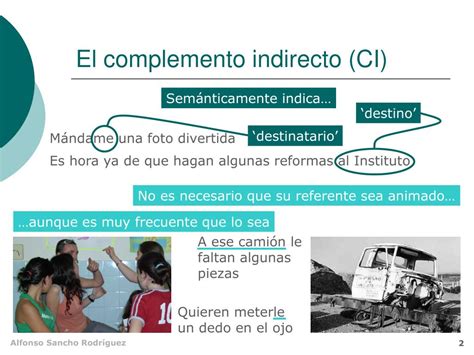 Ppt El Complemento Indirecto Ci Powerpoint Presentation Free