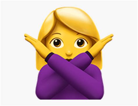 No Emoji Iphone Gesture Emoticon Woman Saying No Emoji Hd Png The Best Porn Website