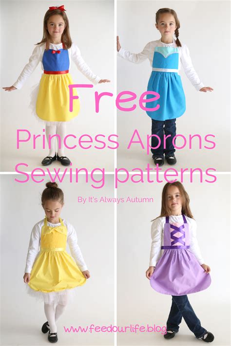 Free Princess Apron Sewing Patterns Apron Sewing Pattern Princess