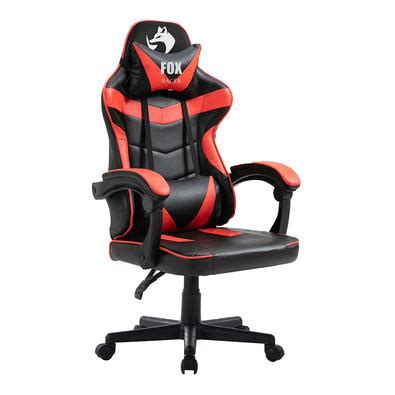 Cadeira Gamer Fox Racer Nordic Encostos Ajustavel Preto Vermelho KaBuM