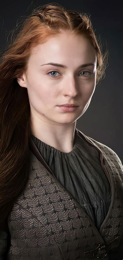 1080x2280 Sophie Turner As Sansa Stark Photoshoot For Got 4k One Plus 6