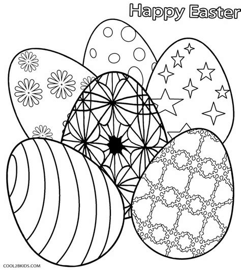 Cross coloring pages are one of the most popular religious coloring sheet varieties often searched for by parents. Printable Easter Egg Coloring Pages For Kids | Cool2bKids