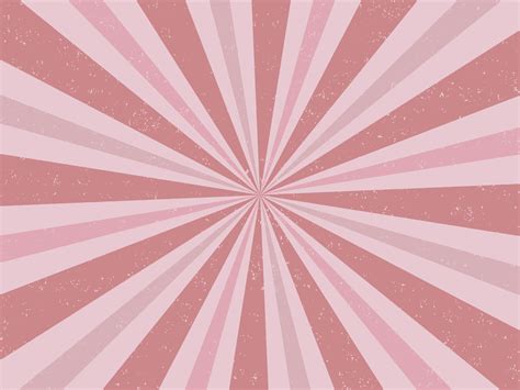 Vintage Pink Rays Background Rose Colour Retro Burst Background