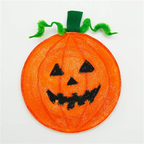 Paper Plate Pumpkin Kids Crafts Fun Craft Ideas