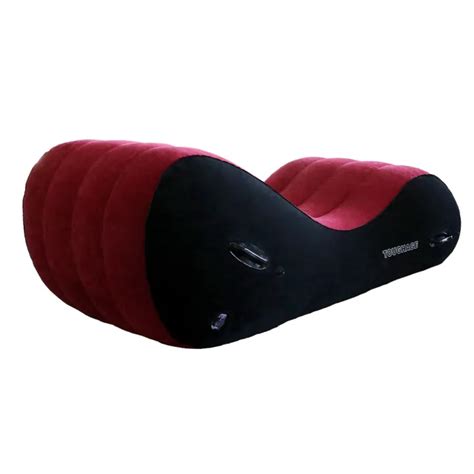 New Inflatable Sofa With Handle Support Lazy Chair Sex Bed Mattress Love Position Cushion Air