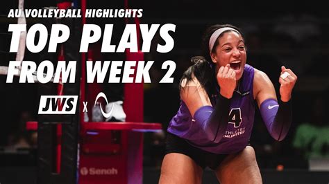 Top Plays From Week 2 Athletes Unlimited Volleyball Youtube