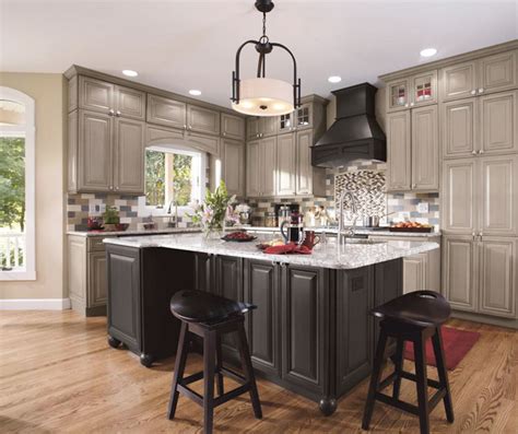 You can use it and pair it with so many colors. Gray Kitchen Cabinets - MasterBrand