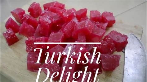 Authentic Turkish Delight Recipe I Lokum Recipe From Chronicles Of Narnia Youtube