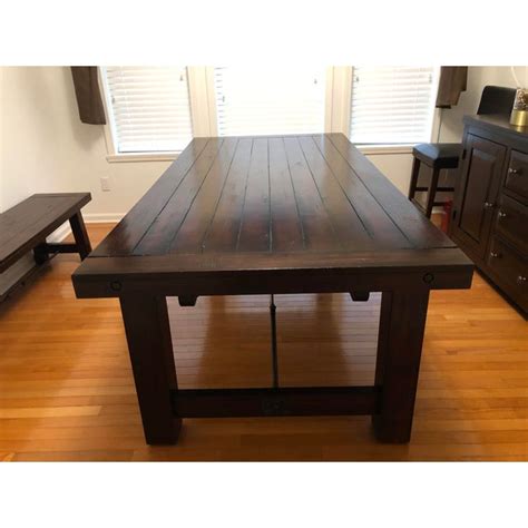 Solid Mahogany Wood Dining Room Table Chairish