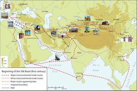 Slike Silk Road Route From China To Rome