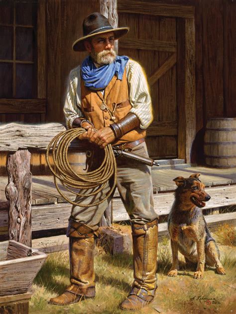 Kips Korner Western Art Cowboy Art Western Artwork