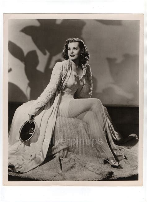 Orig 1949 Arlene Dahl Seductive And Sheer Glamour Pin Up Portrait