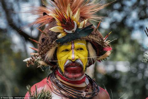 Kangunaman Tribesmen Scar Backs To Represent Their Crocodile Spirit