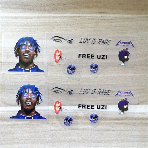 Lil Uzi Iron On Patches For Custom Air Force 1 Perfect Stickers For