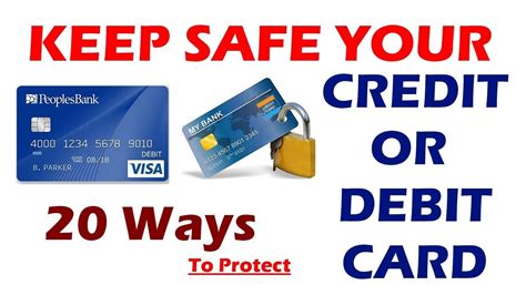 How To Keep Your Credit Card Or Debit Cardatm Card Safe From Skimmers