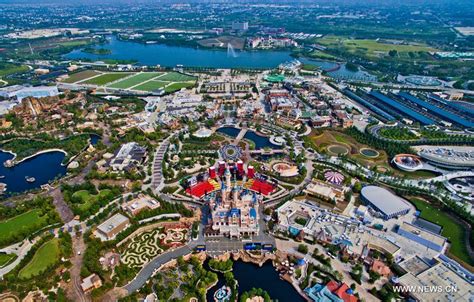 Aerial Photo Of Shanghai Disney Resort Peoples Daily Online