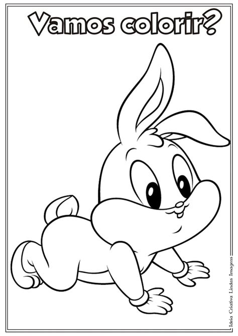 Ideia Criativa Lindas Imagens Desenho Baby Looney Tunes Para Colorir
