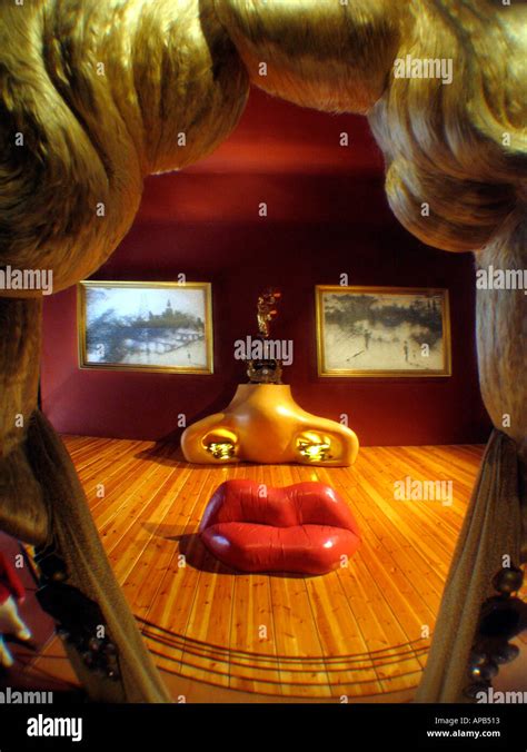 A Mae West Room Inside The Salvador Dali Museum That Looks Like A Stock