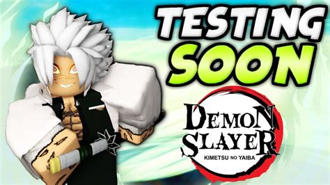 New Roblox Demon Slayer Testing This Weekend Youtube