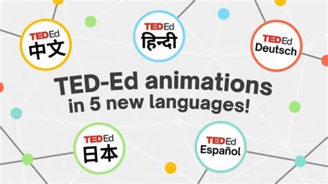 Ted Ed Launches In 5 New Languages Ted Ed