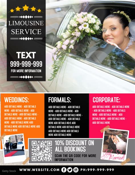 Limousine Service Poster Template Postermywall