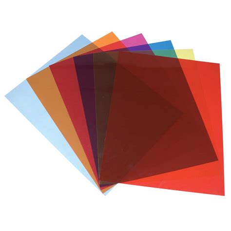 Tinted Plastic Reading Sheets Set Of 5