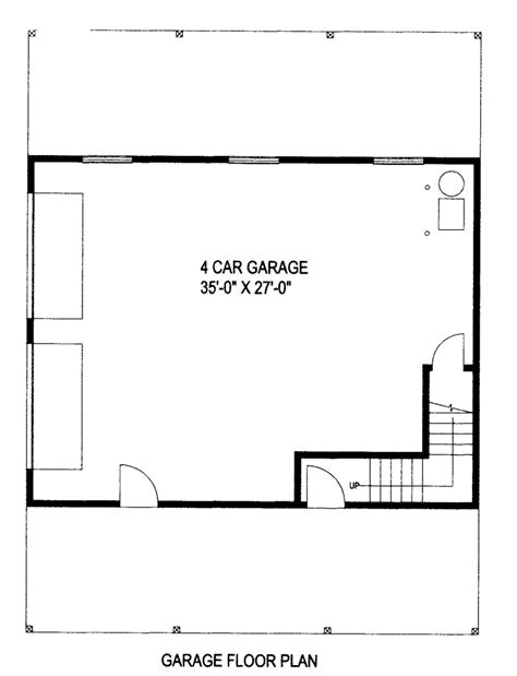 Plan 85207 Garage Apartment Country Style Four Car Garage Apartment