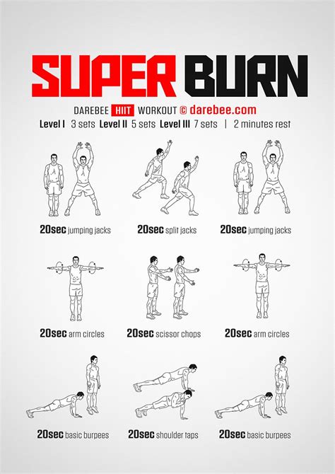 Darebee On Twitter Workout Of The Day Super Burn