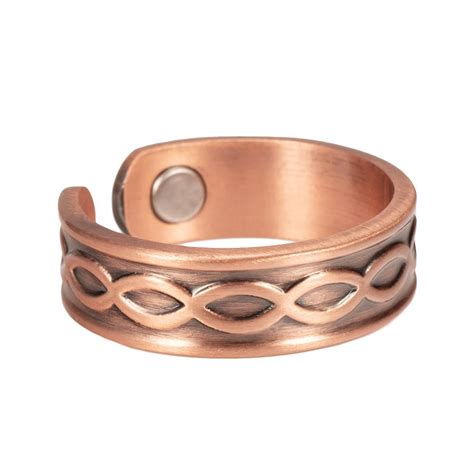 Magnetic Pure Copper Adjustable Ring With 2 High Quality Etsy