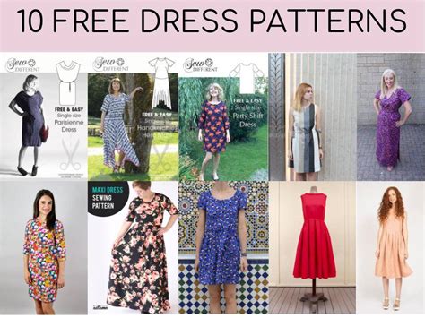 Printable Free Dress Patterns Printable Templates