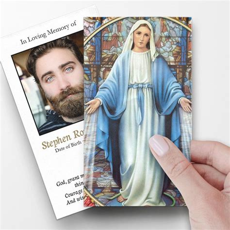 Catholic Prayer Cards ⋆ Funeral Program Template