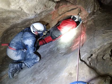 Man Trapped In Cave Near Canmore Alberta Canada At Rats Nest Cave