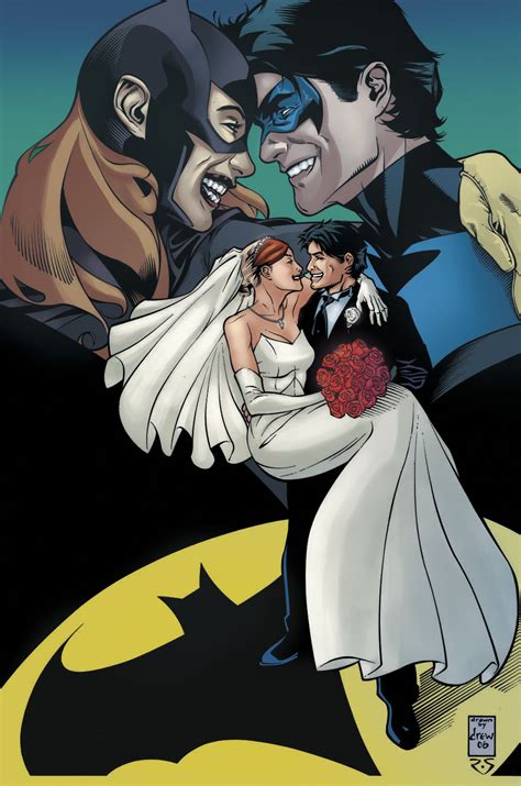 Batgirl Nightwing Wedding Commission By Ray Snyder On Deviantart