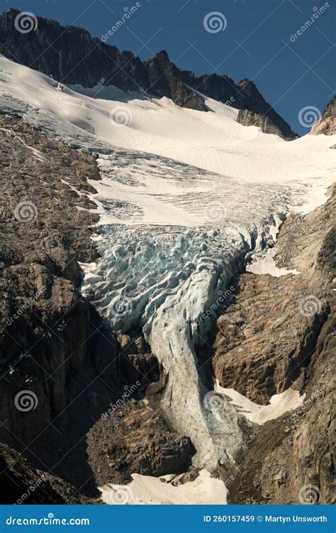 Rugged Peaks In The Coast Mountains Of British Columbia Stock Image