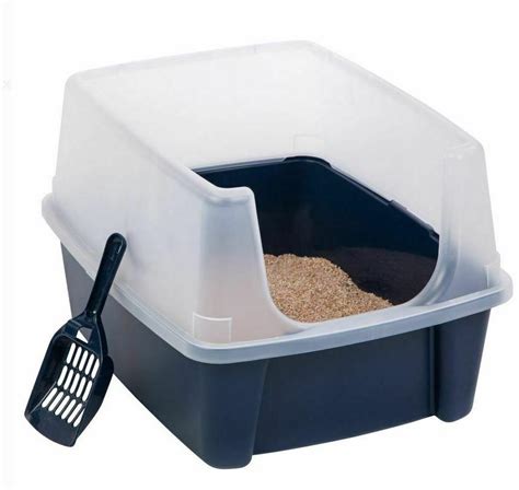Jumbo Large Cat Litter Box Pan Enclosed Hooded