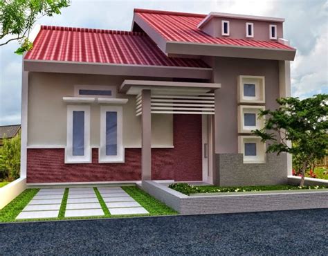Bagian Depan Contoh Warna Cat Luar Rumah