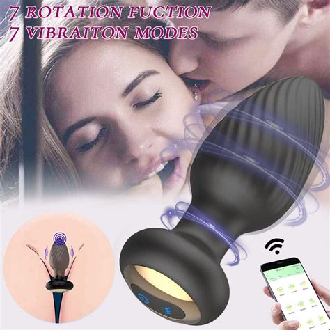 Vibrating Butt Plug Anal Vibrator App Prostate Massager Led Light Up Sex Toys Us Ebay