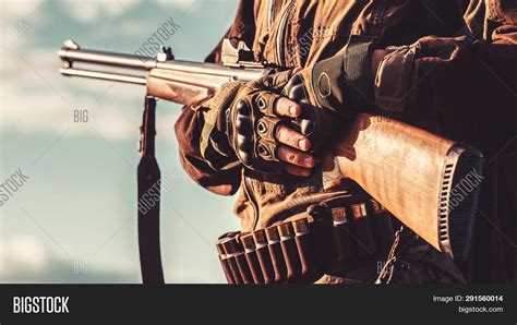 Hunter Hunting Gun Image And Photo Free Trial Bigstock