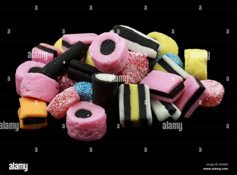 Liquorice Allsorts Isolated Hi Res Stock Photography And Images Alamy