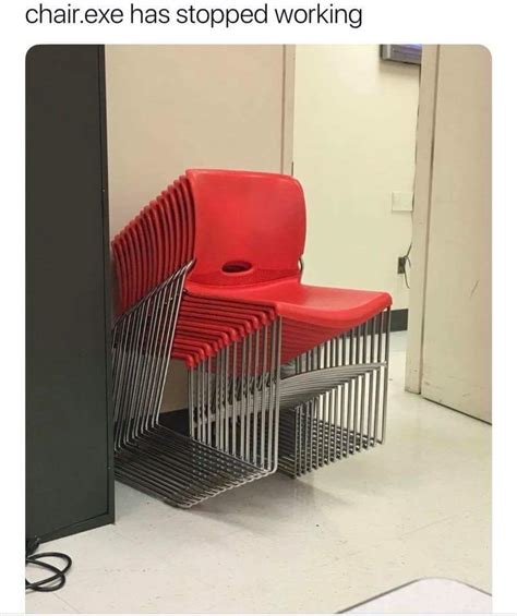 These Neatly Stacked Chairs Roddlysatisfying