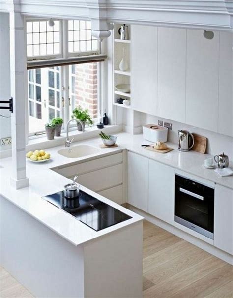 41 Marvelous Modern Small U Shape Kitchen Interior Design Ideas Page