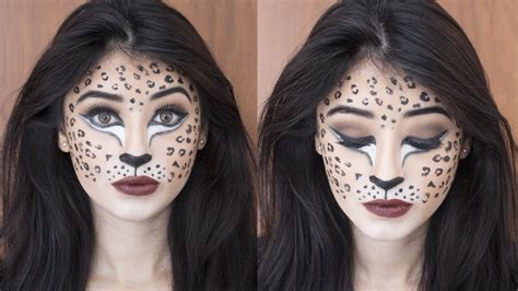 Maquillaje De Ltima Hora Para Halloween Maquillaje De Leopardo Youtube