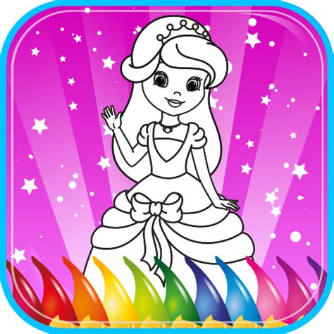 Princess Coloring Book For Kids Coloring Game For Girls Kindergarten
